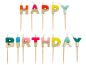 Preview: Geburtstagskerzen-Set Happy Birthday Bunt