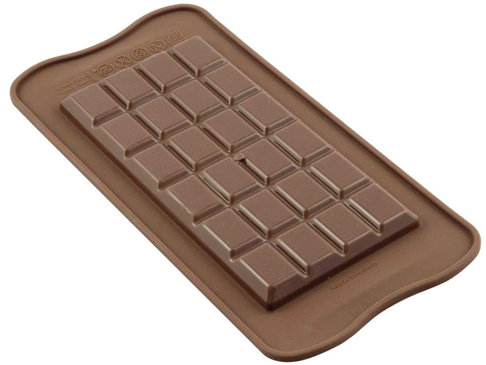 Silikon-Schokoladenform Blockschokolade Classic 11,5 x 7,7cm
