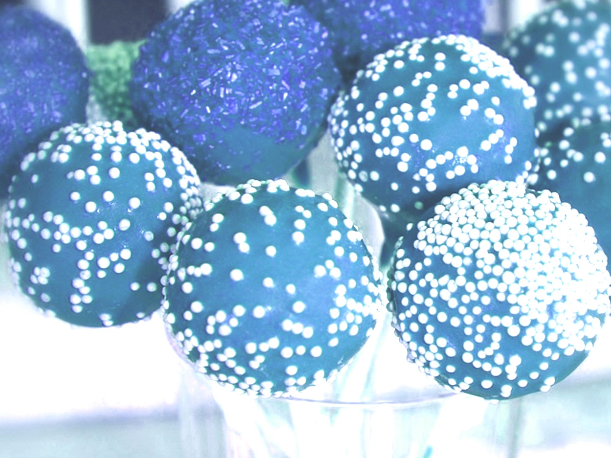 Bunte Candy Melts Glasur 250g Blau Cake Pops