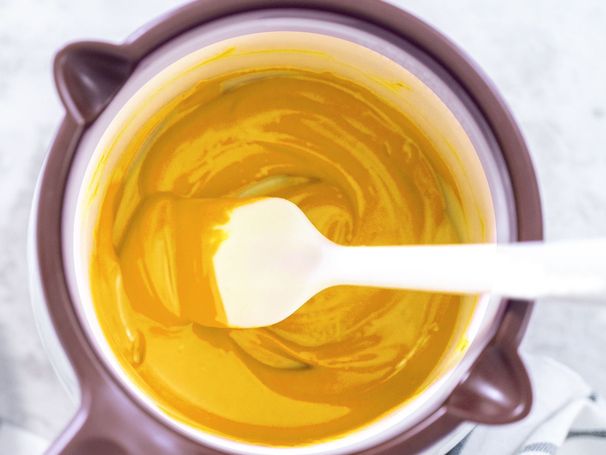 Bunte Candy Melts Glasur Mango 250g Gelb schmelzen