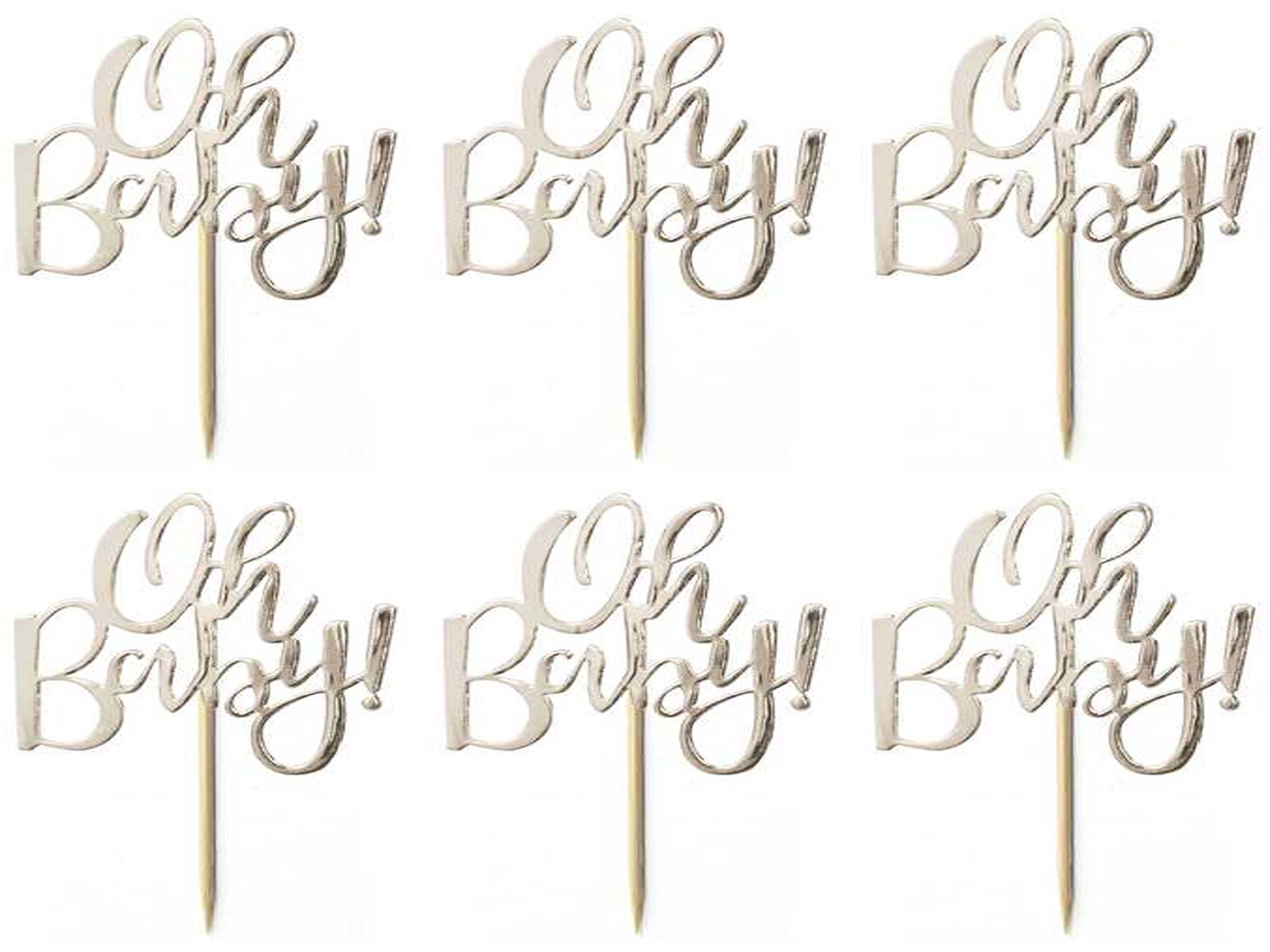 Cupcake Topper Oh Baby