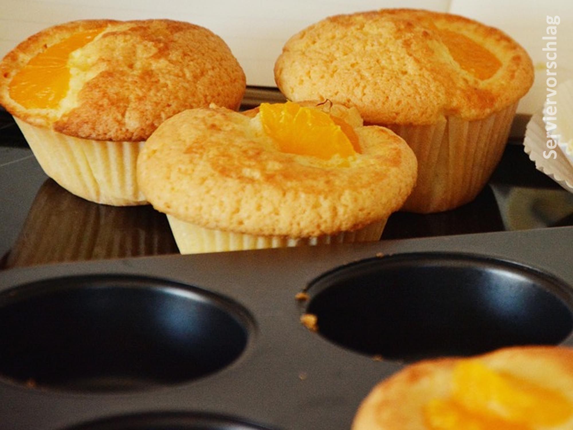 Backmischung Muffins 1kg mit Mandarinen