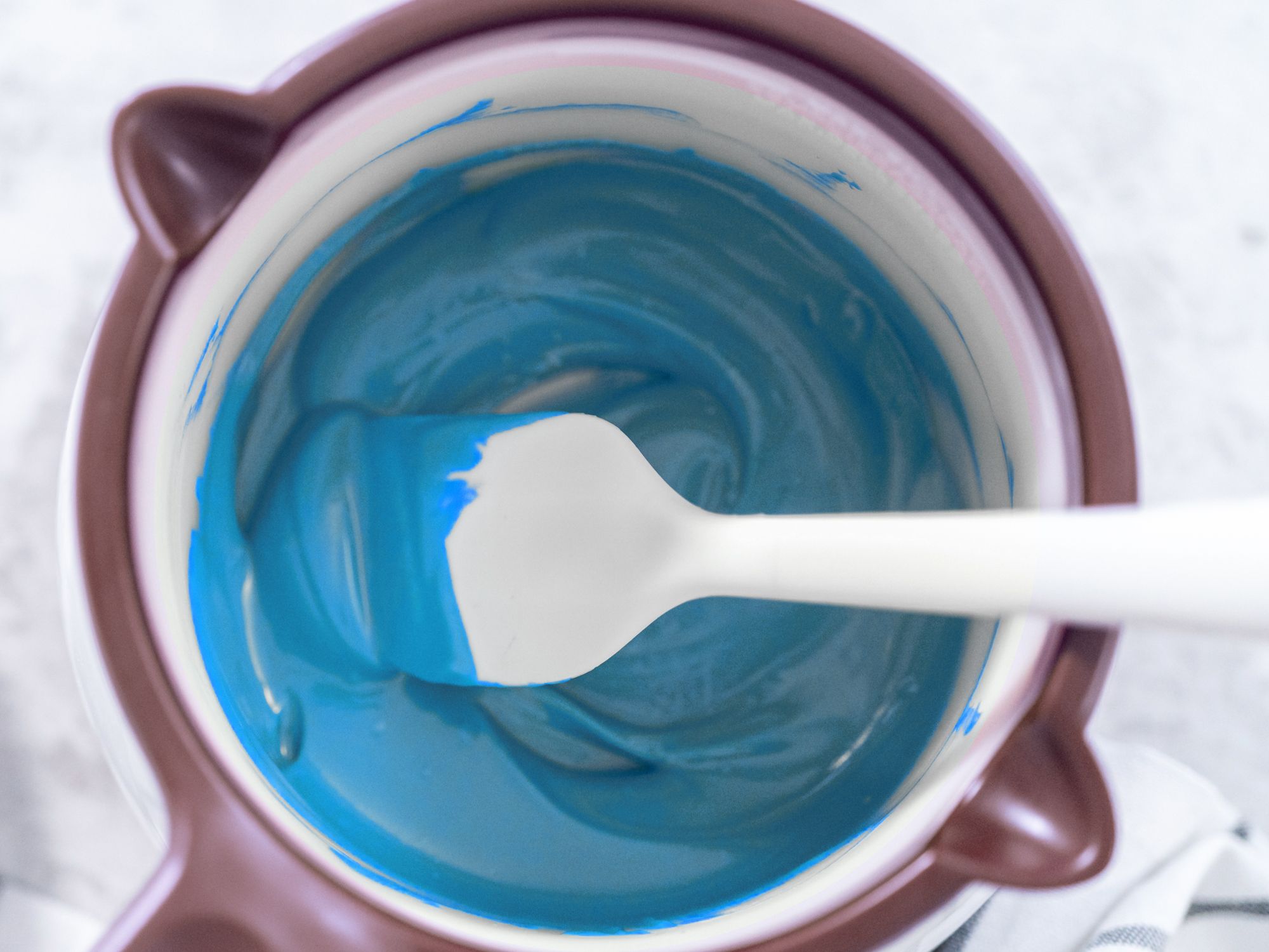 Bunte Candy Melts Glasur 250g Blau schmelzen