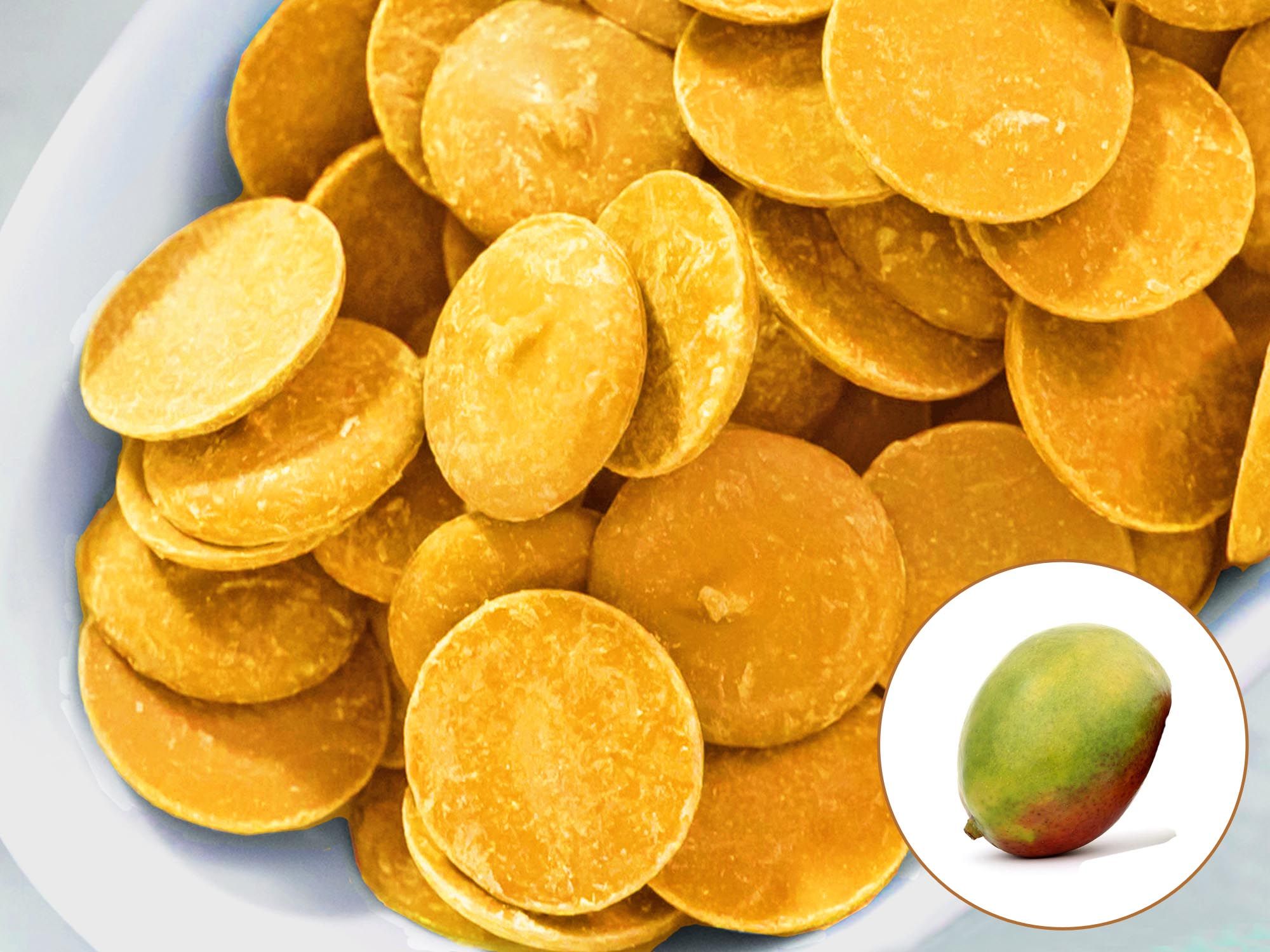 Bunte Candy Melts Glasur Mango 250g Gelb