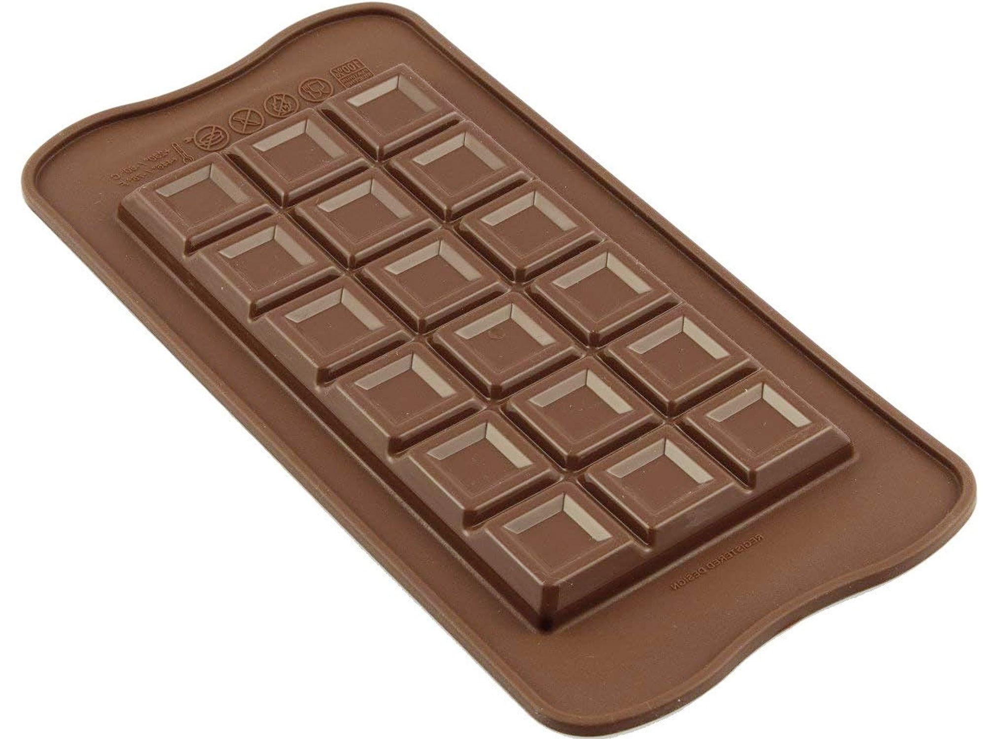 Silikon-Schokoladenform Blockschokolade 15,4 x 7,7cm