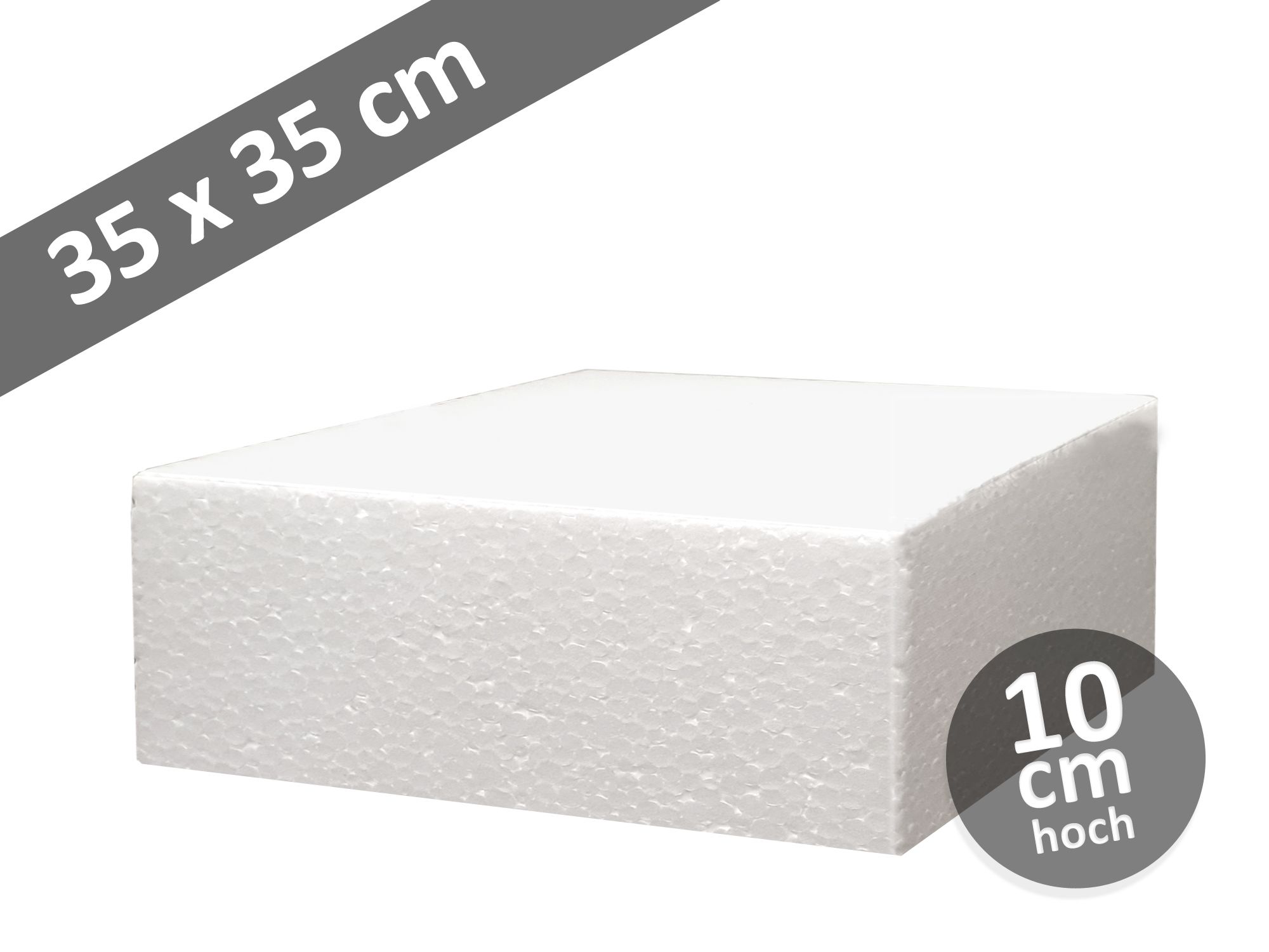 Torten-Dummy Quadrat 35cm h=10cm